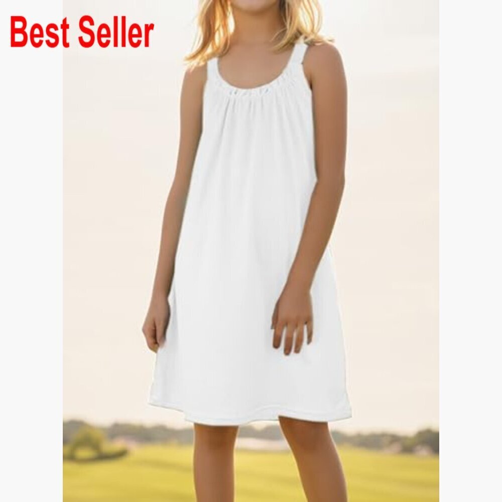 Polyester Knit Halter Cover Up Dress Sleeveless Beach Swim - Picture 3 of 4